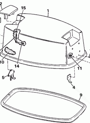 ENGINE COVER - JOHNSON