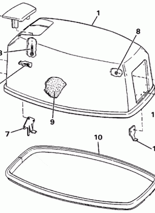 ENGINE COVER - EVINRUDE