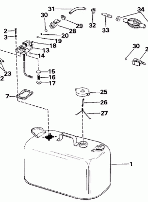 FUEL TANK WITH GAUGE