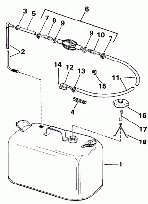 FUEL TANK WITHOUT GAUGE