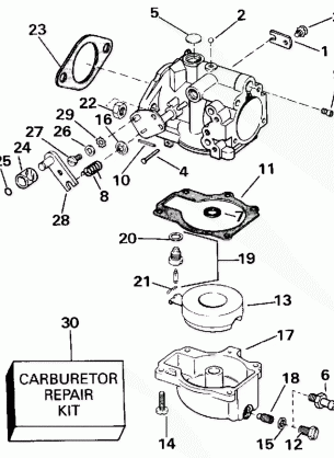 CARBURETOR - ALL 45 MODELS