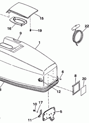 ENGINE COVER - JOHNSON