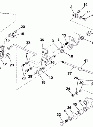 SHIFT & THROTTLE LINKAGE (CONTINUED)