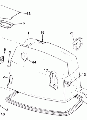 ENGINE COVER - EVINRUDE