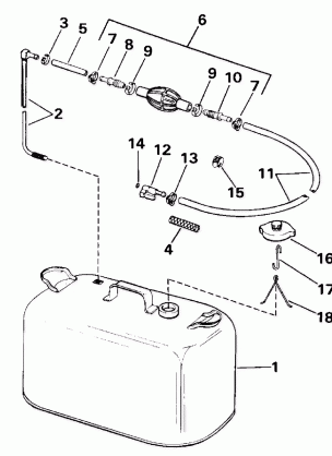 FUEL TANK WITHOUT GAUGE