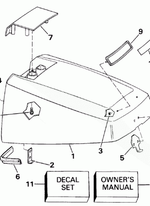 ENGINE COVER - EVINRUDE