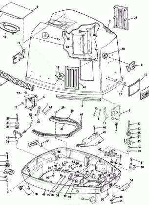 ENGINE COVER - EVINRUDE