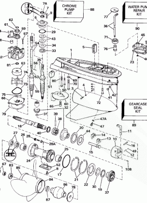 GEARCASE - STANDARD ROTATION EARLY PRODUCTION