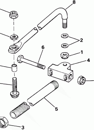 DUAL CABLE STEERING CONNECTOR KIT-PARALLEL ENTRY