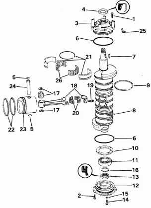 CRANKSHAFT & PISTON