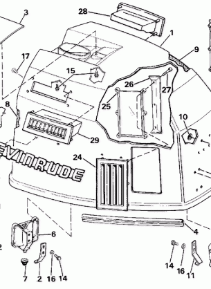 ENGINE COVER - EVINRUDE