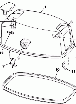 ENGINE COVER - EVINRUDE