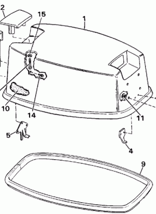 ENGINE COVER - JOHNSON