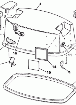 ENGINE COVER - JOHNSON