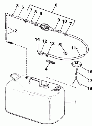 FUEL TANK WITHOUT GAUGE