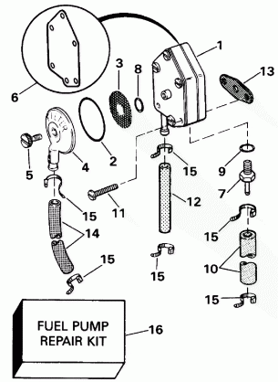 FUEL PUMP - LATE PRODUCTION