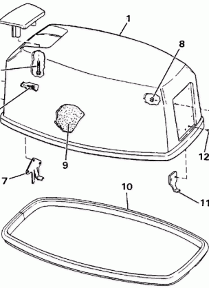 ENGINE COVER - EVINRUDE