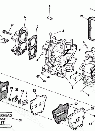 CYLINDER CRANKCASE & INTAKE MANIFOLD