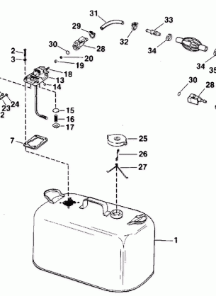 FUEL TANK WITH GAUGE