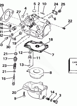 CARBURETOR LATE PRODUCTION