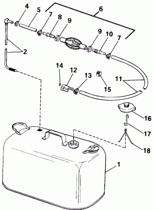 FUEL TANK WITHOUT GAUGE