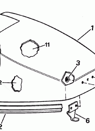 ENGINE COVER - JOHNSON