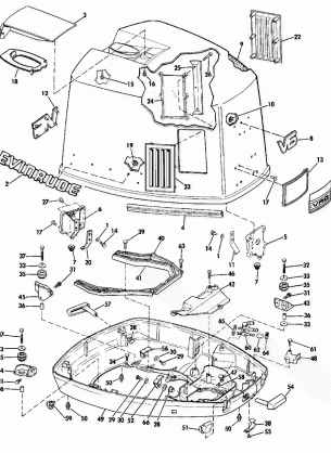 ENGINE COVER - EVINRUDE