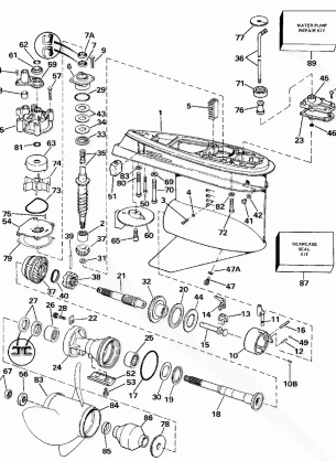 GEARCASE - COUNTER ROTATION