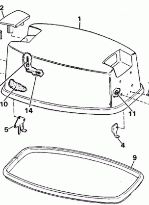 ENGINE COVER - JOHNSON