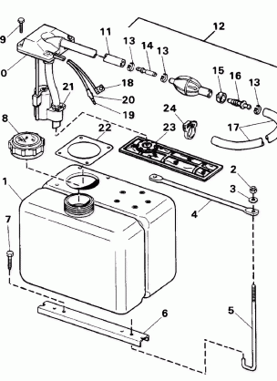 VRO OIL TANK KIT-1.8 GALLON