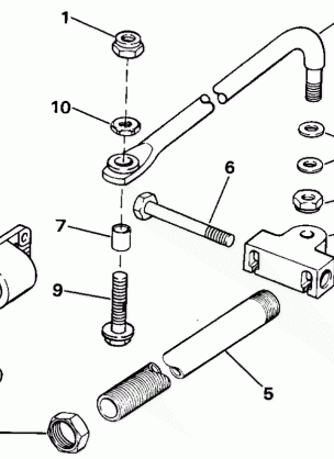 DUAL CABLE STEERING CONNECTOR KIT-PARALLEL ENTRY