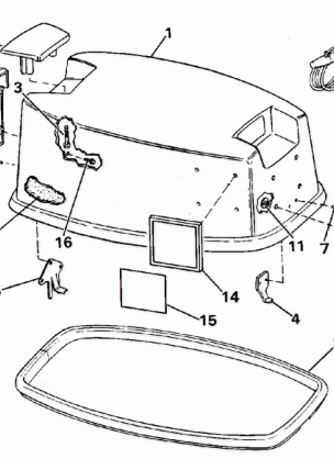 ENGINE COVER - JOHNSON