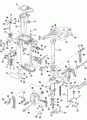 MIDSECTION - 20 & 25 MODELS ONLY