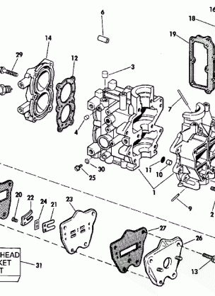 CYLINDER CRANKCASE & INTAKE MANIFOLD