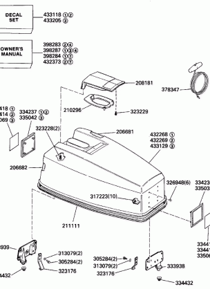 ENGINE COVER - JOHNSON 50