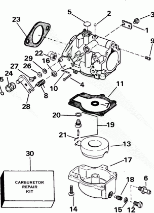 CARBURETOR - ALL 45 MODELS