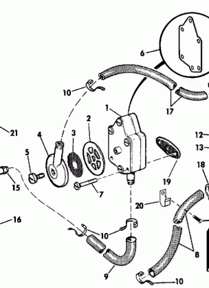 FUEL PUMP AND FILTER - ROPE START