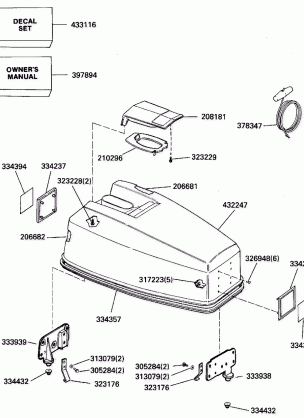 ENGINE COVER - JOHNSON