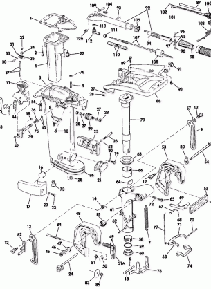 MIDSECTION - ROPE START AND TILLER ELECTRIC