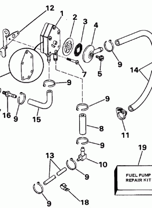 FUEL PUMP - ELECTRIC START MODELS