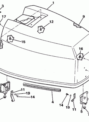 ENGINE COVER - JOHNSON