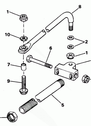 DUAL CABLE STEERING CONNECTOR KIT-PARALLEL ENTRY