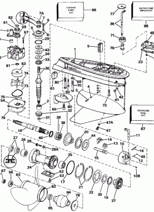 GEARCASE - STANDARD ROTATION