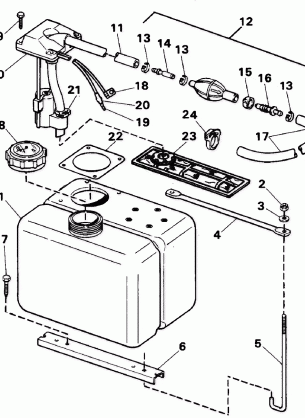 VRO OIL TANK KIT-1.8 GALLON