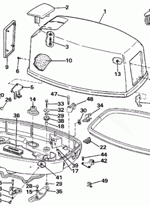 ENGINE COVER - EVINRUDE