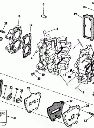 CYLINDER CRANKCASE & INTAKE MANIFOLD