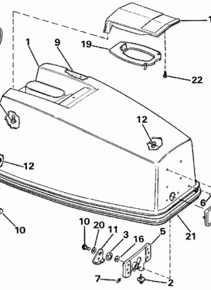 ENGINE COVER - JOHNSON