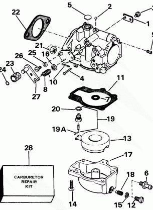 CARBURETOR - ALL 45 MODELS