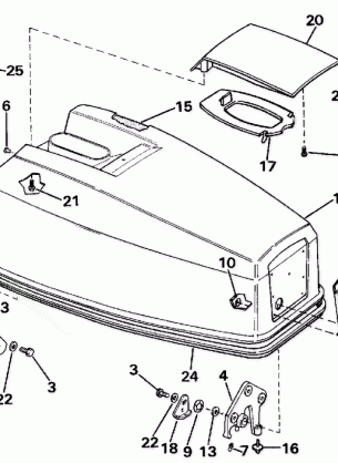 ENGINE COVER - EVINRUDE