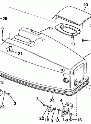 ENGINE COVER - EVINRUDE